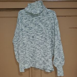 Aerie Black and White Knit Sweater